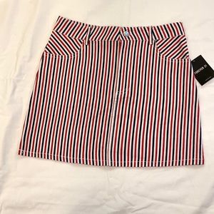 Forever 21 Striped Skirt size Medium NWT
